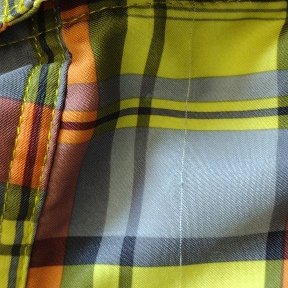 The North Face Plaid Golf Men Pacific Creek Hybrid Shorts - Picture 2 of 4